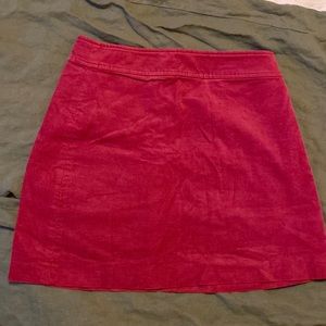 Burgundy Skirt